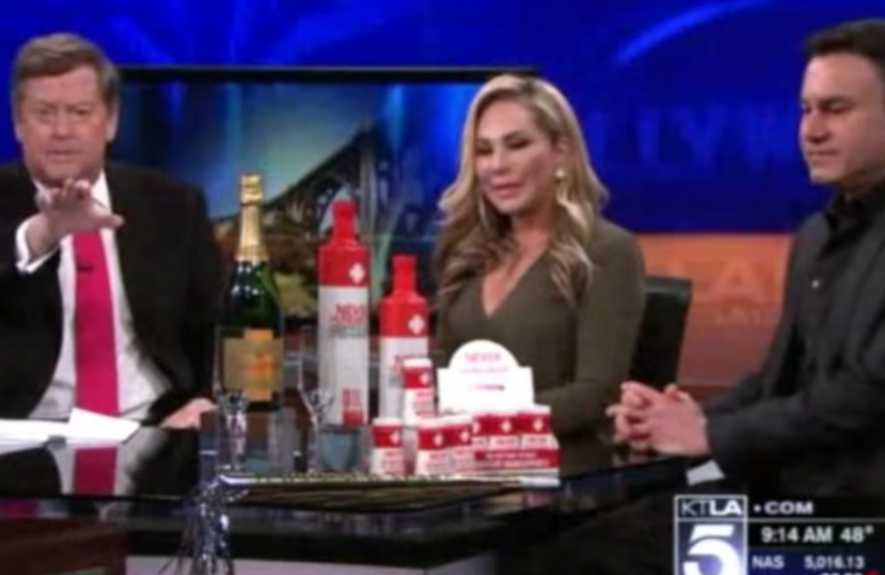 Adrienne and Phil Maloof Help Us Ring in the New Year on KTLA