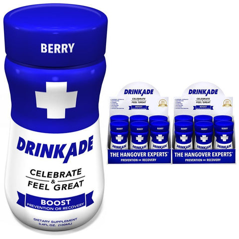 Two six packs of DrinkAde Boost