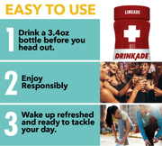 Easy To Use DrinkAde Prevention Directions